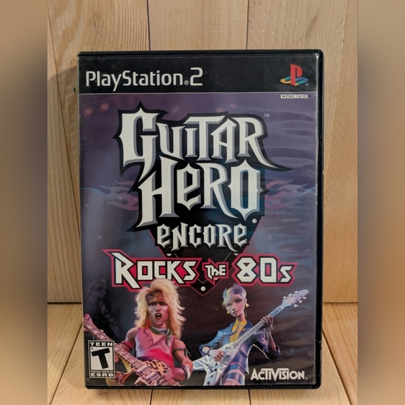 Guitar Hero Encore: Rocks the 80s for PlayStation 2 - Black Game Used - Picture 2 of 6